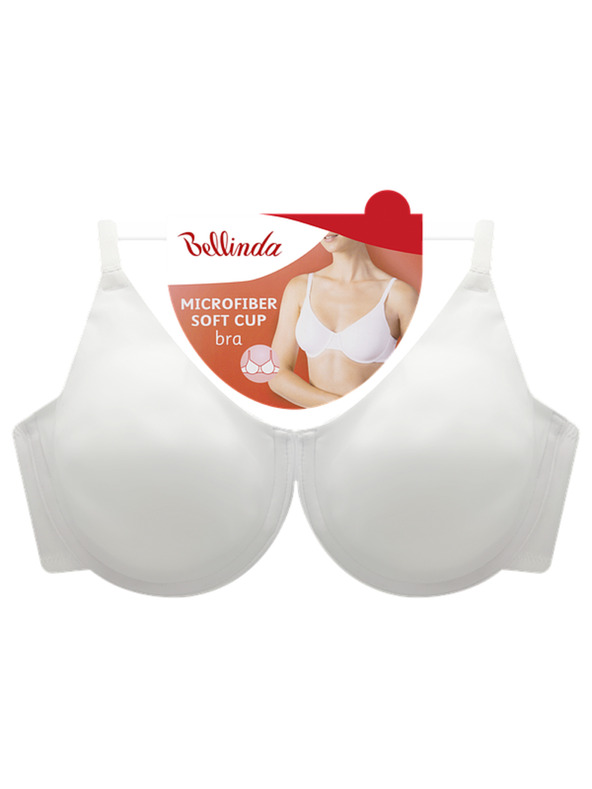 Bellinda MICROFIBRE PADDED BRA - Dámská vyztužená podprsenka - bílá