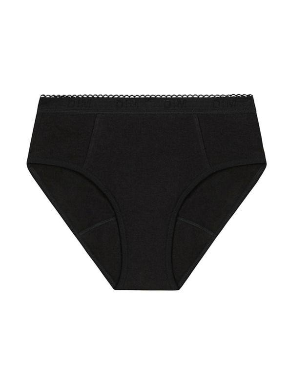 DIM DIM OCS MENSTRUAL KIDS SLIP - Dívčí menstruační kalhotky - černá