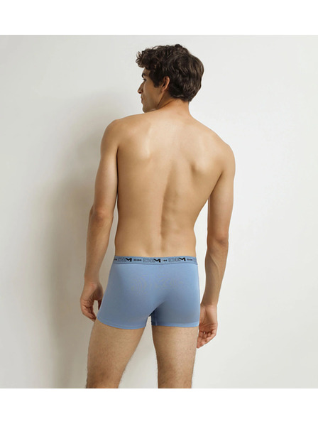 DIM DIM GOTS COTTON STRETCH BOXER 3x - Pánské boxerky z bio bavlny 3ks -  šedá - modrá - černá