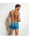 DIM DIM COTTON STRETCH BOXER 3x - Pánské boxerky 3 ks - světle modrá - tmavě modrá