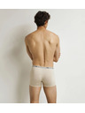 DIM DIM GOTS COTTON STRETCH BOXER 3x - Pánské boxerky z bio bavlny 3ks - zelená - světle hnědá - světle modrá