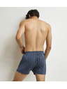 DIM DIM COTTON STRETCH LOOSE BOXER 2x - Pánské volné boxerky 2 ks - tmavě červená - tmavě modrá