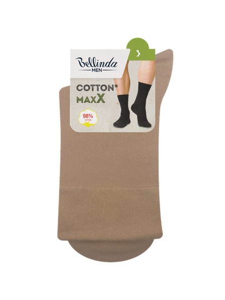 Bellinda COTTON MAXX MEN SOCKS - Pánské bavlněné ponožky - béžová
