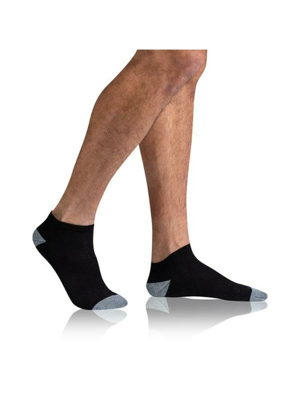 Bellinda SPORT MEN IN-SHOE 3x - Pánské kotníkové ponožky 3 páry - černá