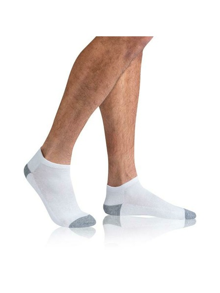 Bellinda SPORT MEN IN-SHOE 3x - Pánské kotníkové ponožky 3 páry - bílá
