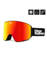 Horsefeathers Snowboardové brýle Lynx - black/mirror red
