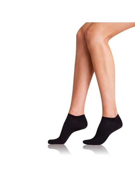 Bellinda COTTON IN-SHOE SOCKS 2x - Dámské krátké ponožky 2 páry - černá