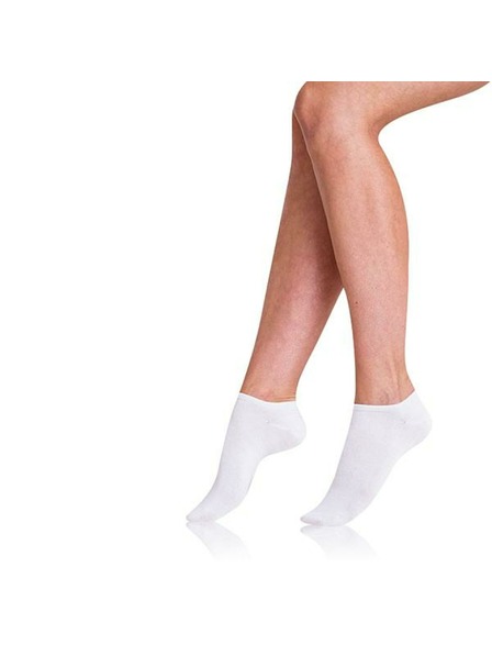 Bellinda COTTON IN-SHOE SOCKS 2x - Dámské krátké ponožky 2 páry - bílá