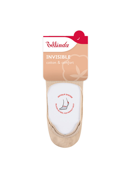 Bellinda INVISIBLE SOCKS - Neviditelné ponožky vhodné do sneaker bot - béžová