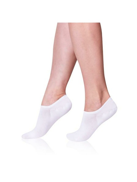 Bellinda BAMBUS SNEAKER SOCKS - Dámské ponožky invisible - bílá