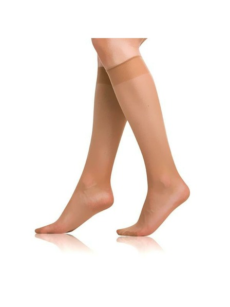 Bellinda DIE PASST KNEE-HIGHS 20 DEN - Dámské matné silonkové podkolenky - almond