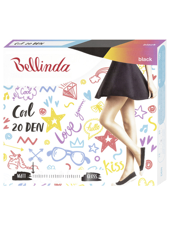 Bellinda COOL 20 DEN - Módní punčochové kalhoty - černá