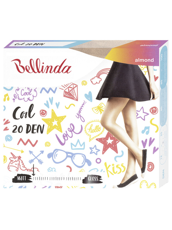 Bellinda COOL 20 DEN - Módní punčochové kalhoty - almond