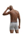 DIM Sada dvou pánských sportovních boxerek v šedé a černé barvě Dim 3D FLEX AIR LONG BOXER