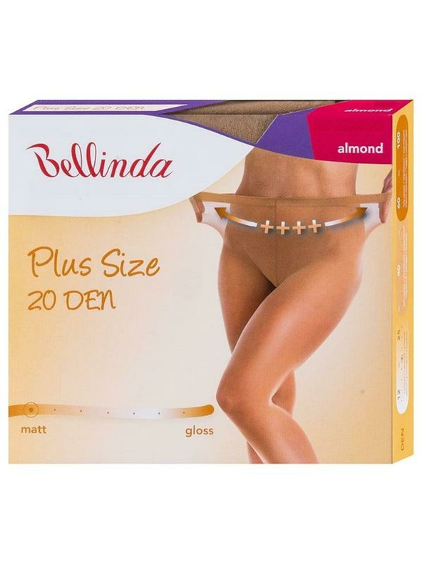 Bellinda Tělové punčochové kalhoty Bellinda PLUS SIZE 20 DEN