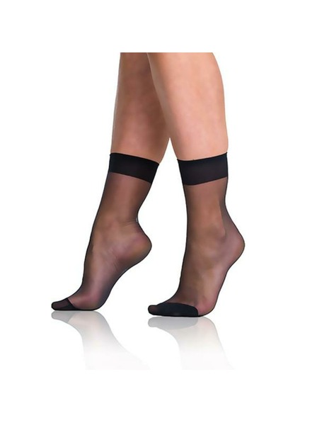 Bellinda Černé silonkové ponožky Bellinda FLY SOCKS