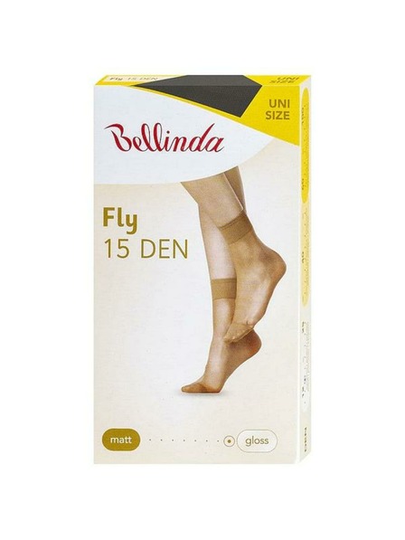 Bellinda Černé silonkové ponožky Bellinda FLY SOCKS