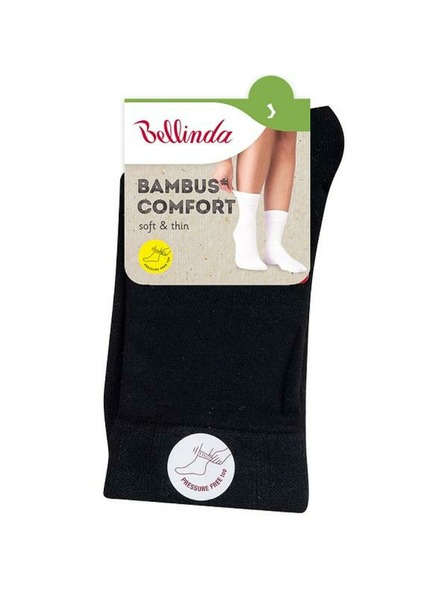 Bellinda Černé dámské ponožky Bellinda BAMBUS COMFORT SOCKS