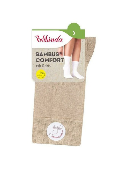Bellinda Béžové dámské ponožky Bellinda BAMBUS COMFORT SOCKS