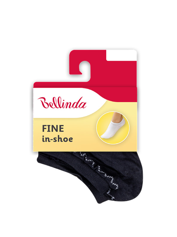 Bellinda Černé dámské ponožky Bellinda FINE IN-SHOE SOCKS
