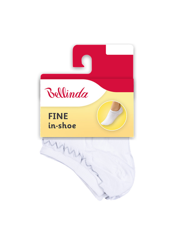Bellinda Bílé dámské ponožky Bellinda FINE IN-SHOE SOCKS