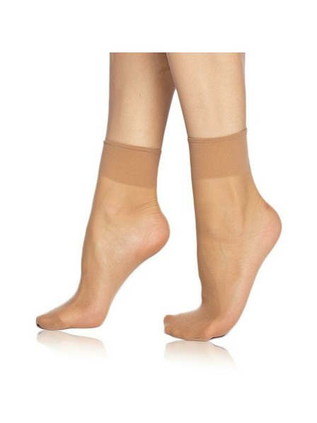 Bellinda Sada dvou párů silonkových matných ponožek v tělové barvě Bellinda DIE PASST SOCKS