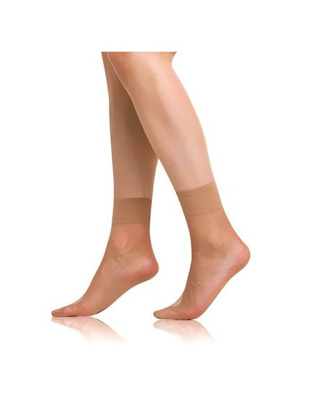 Bellinda Sada dvou párů silonkových matných ponožek v tělové barvě Bellinda DIE PASST SOCKS