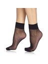 Bellinda Sada dvou párů silonkových matných ponožek v černé barvě Bellinda DIE PASST SOCKS