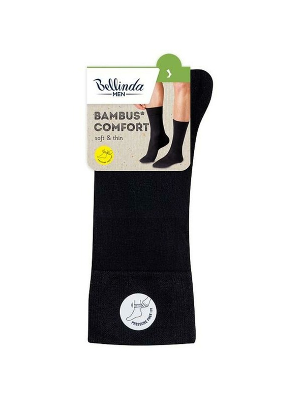 Bellinda Tmavě modré pánské ponožky Bellinda BAMBUS COMFORT SOCKS