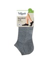 Bellinda Šedé pánské ponožky Bellinda BAMBUS AIR IN-SHOE SOCKS