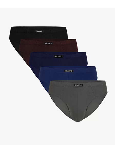 Atlantic Klasické pánské slipy ATLANTIC 5Pack