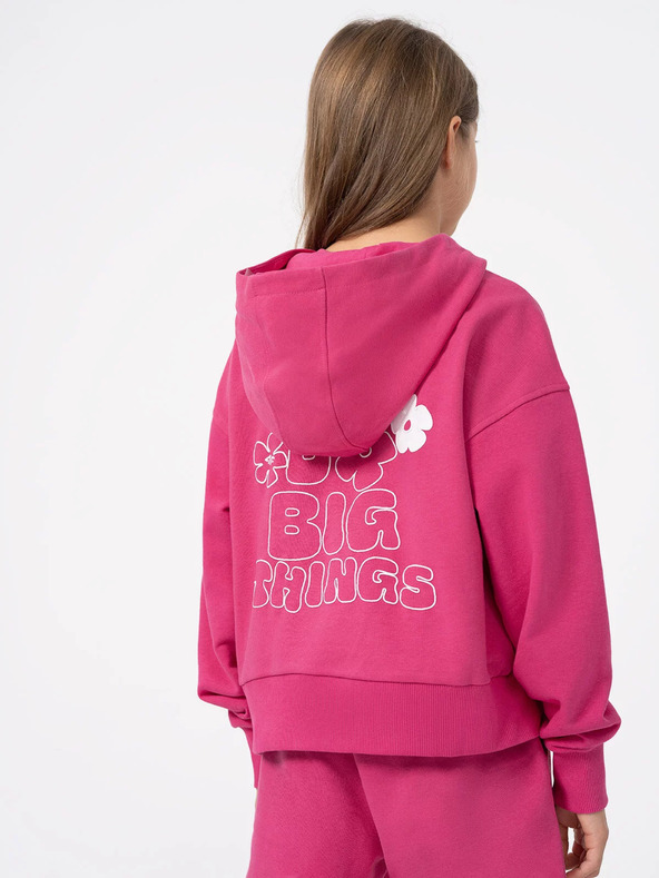 4F Dívčí bavlněná mikina