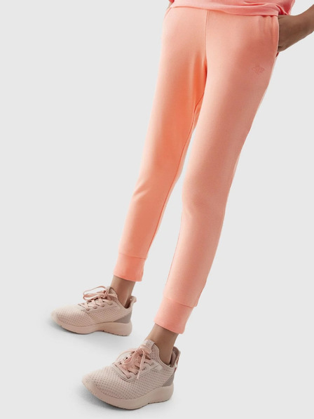 4F Dívčí bavlněné tepláky