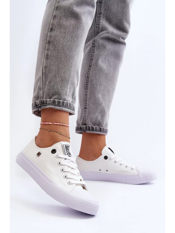 BIG STAR SHOES Dámské klasické tenisky Big Star - bílé