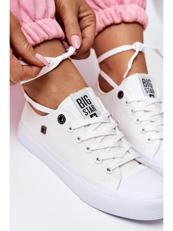 BIG STAR SHOES Dámské klasické tenisky Big Star - bílé