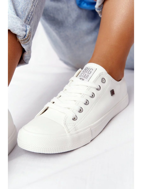 BIG STAR SHOES Dámské klasické tenisky Big Star - bílé