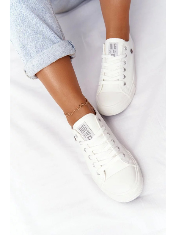 BIG STAR SHOES Dámské klasické tenisky Big Star - bílé