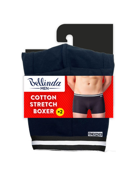 Bellinda Dvojbalení bavlněných boxerek - černá