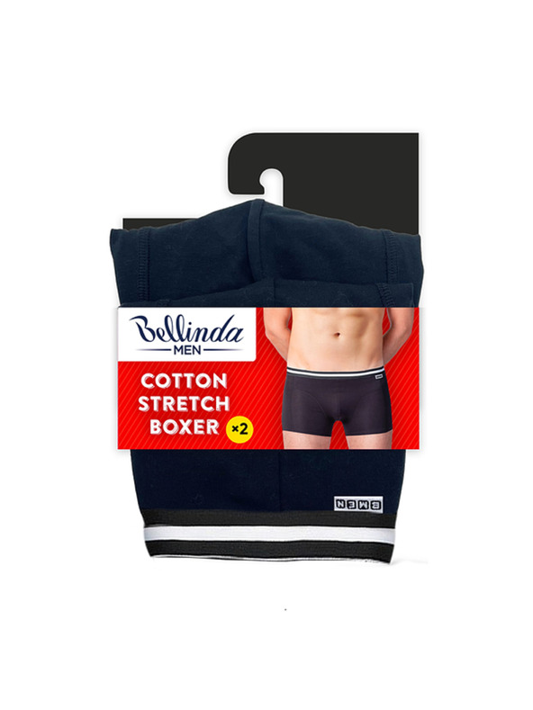 Bellinda Dvojbalení bavlněných boxerek - černá