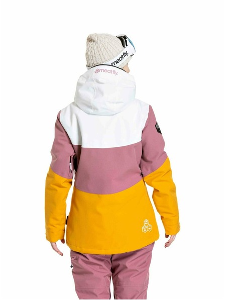 Meatfly Meatfly dámská SNB & SKI bunda Kirsten White / Sunflower