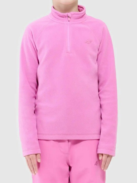 4F Dívčí fleecová mikina 4F