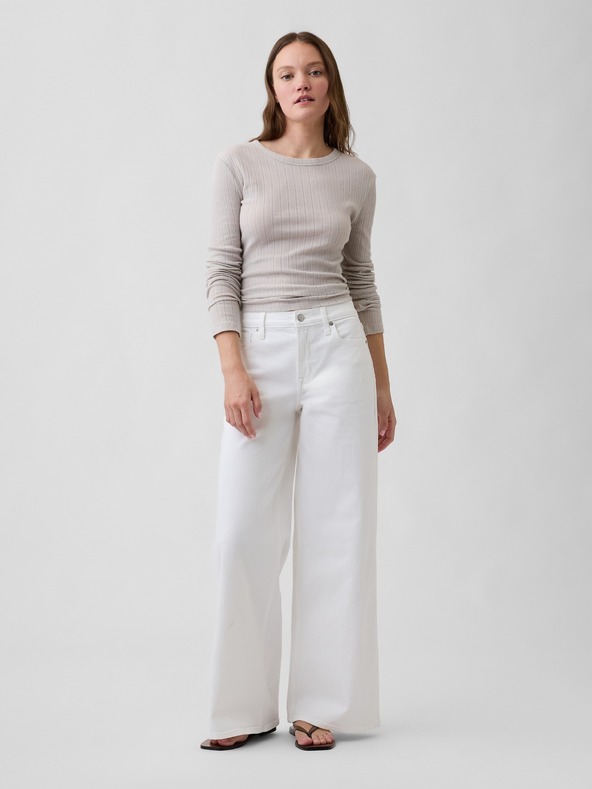 GAP Džíny Mid Rise Wide-Leg GAP