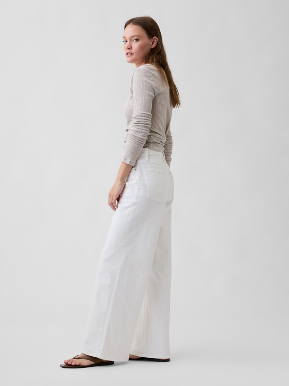 GAP Džíny Mid Rise Wide-Leg GAP