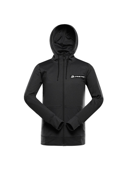 ALPINE PRO Pánská rychleschnoucí mikina ALPINE PRO ORES black