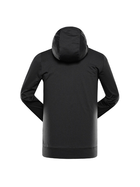 ALPINE PRO Pánská rychleschnoucí mikina ALPINE PRO ORES black