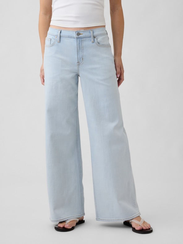 GAP Džíny Mid Rise Wide-Leg GAP