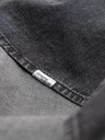 Ombre Clothing Černá pánská džínová košile Ombre Clothing