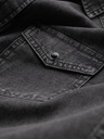 Ombre Clothing Černá pánská džínová košile Ombre Clothing