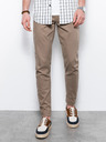 Ombre Clothing Béžové pánské chino kalhoty Ombre Clothing P1059