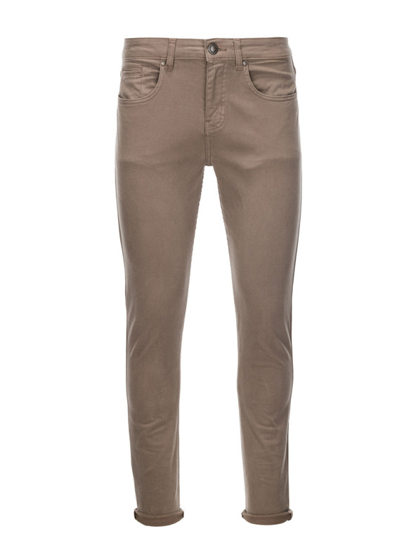 Ombre Clothing Béžové pánské chino kalhoty Ombre Clothing P1059